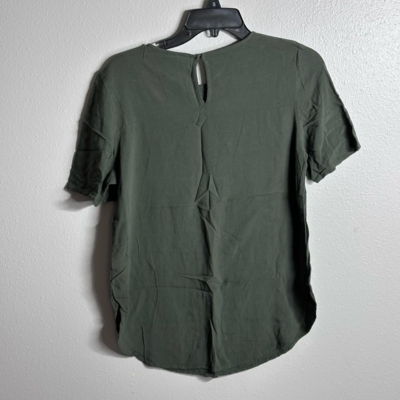 H&M Women Dark green Formal blouse top size 6 - Picture 4 of 6